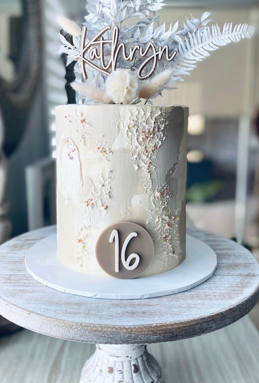 16th Cake Charm