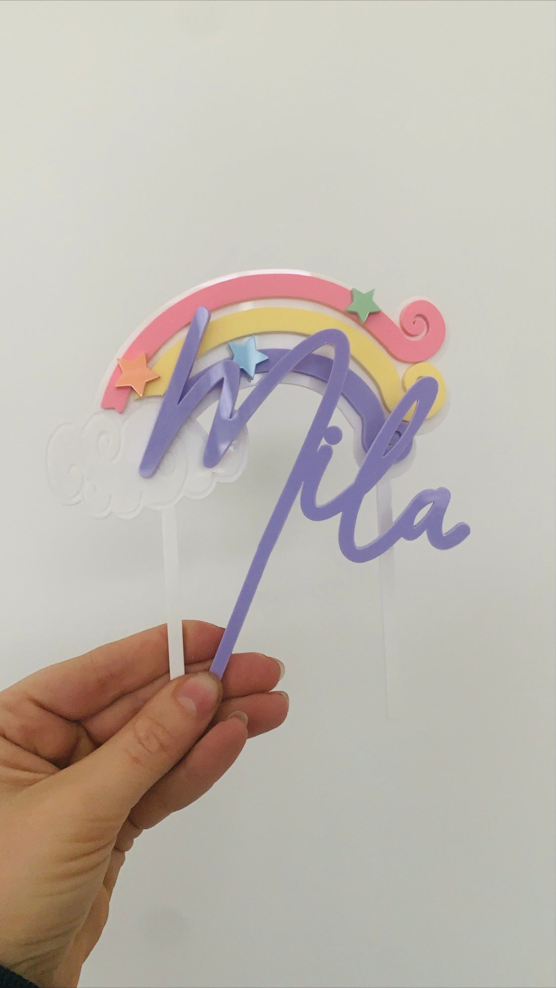 Acrylic Cake Topper