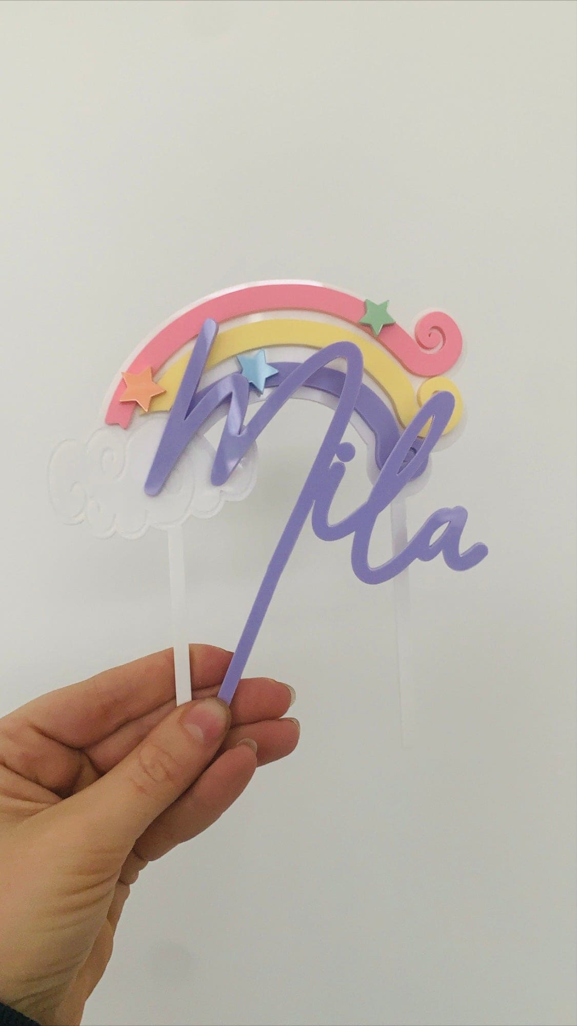 Acrylic Cake Topper