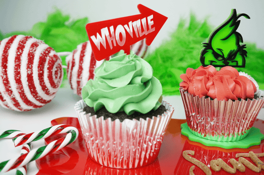 Grinch Cupcake Topper