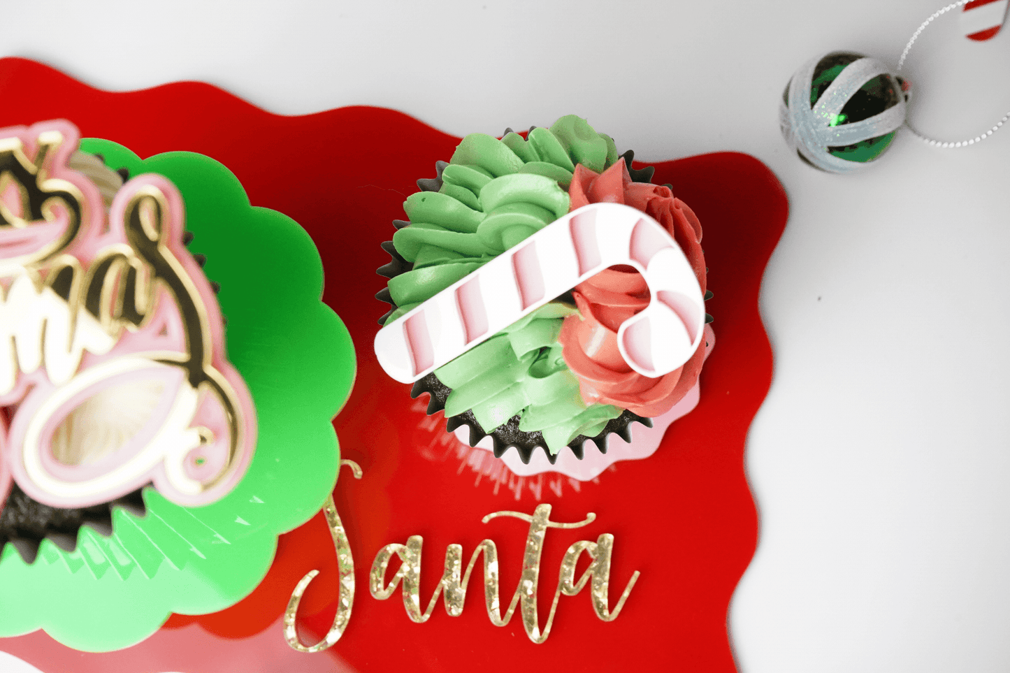 Acrylic Candy Cane Topper