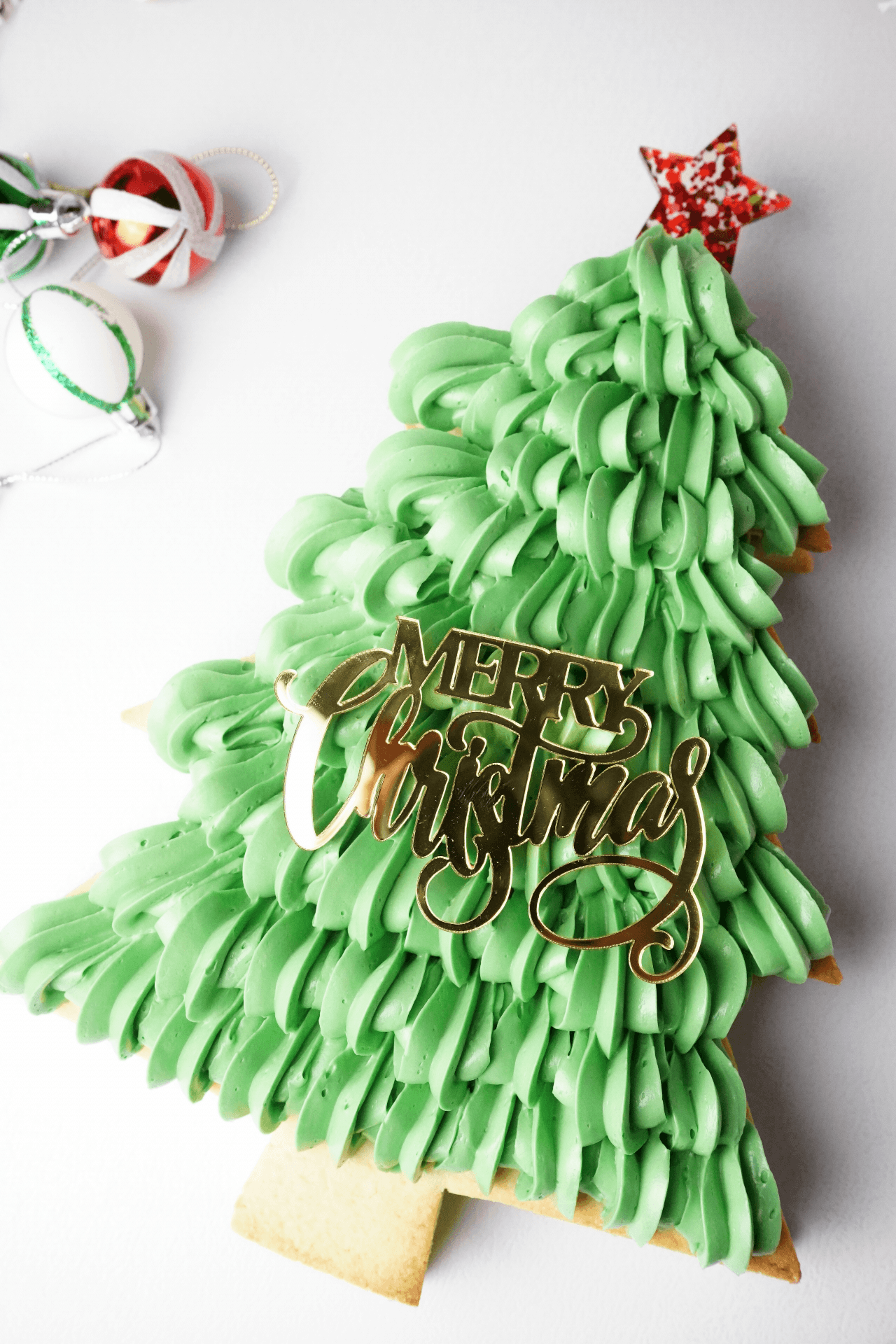 Merry Christmas Cookie Cake Charm