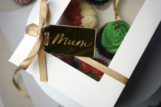 Mirror Gold Acrylic Gift Tag