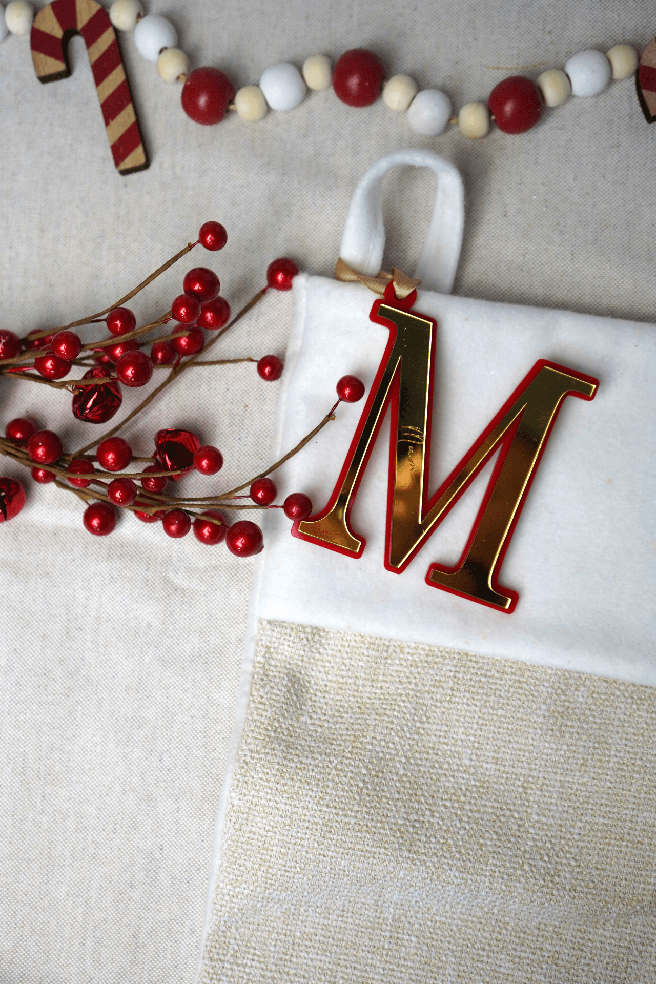 Mirror Gold Acrylic Bauble