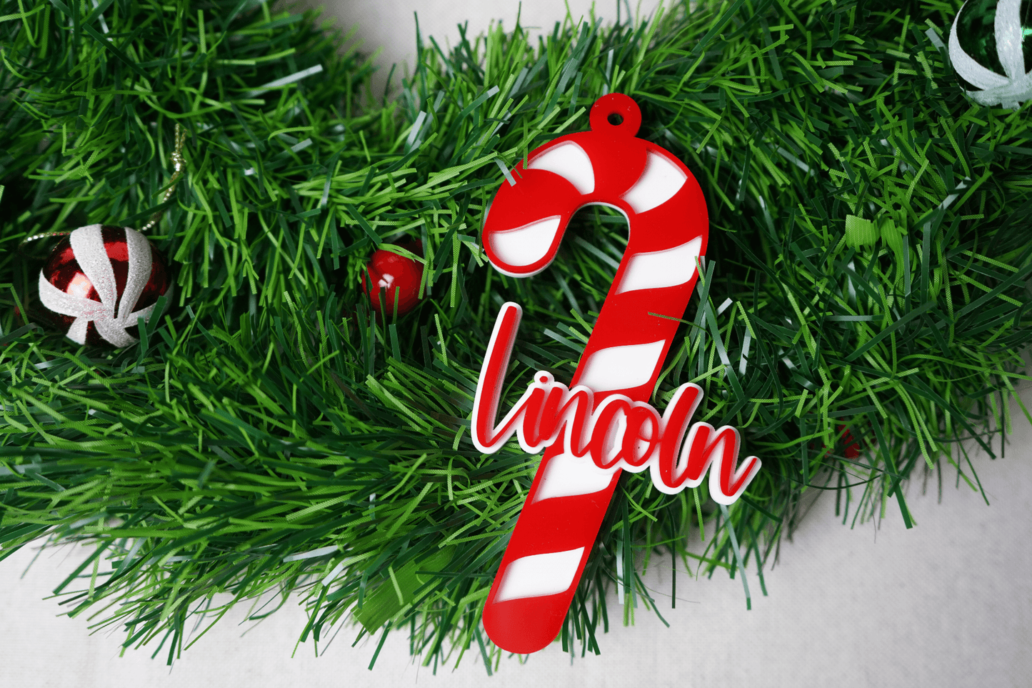 Acrylic Christmas Candy cane