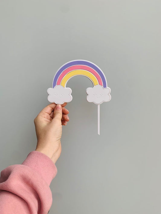 Rainbow Cake Topper
