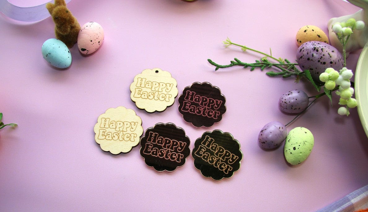 Engraved Easter Charms