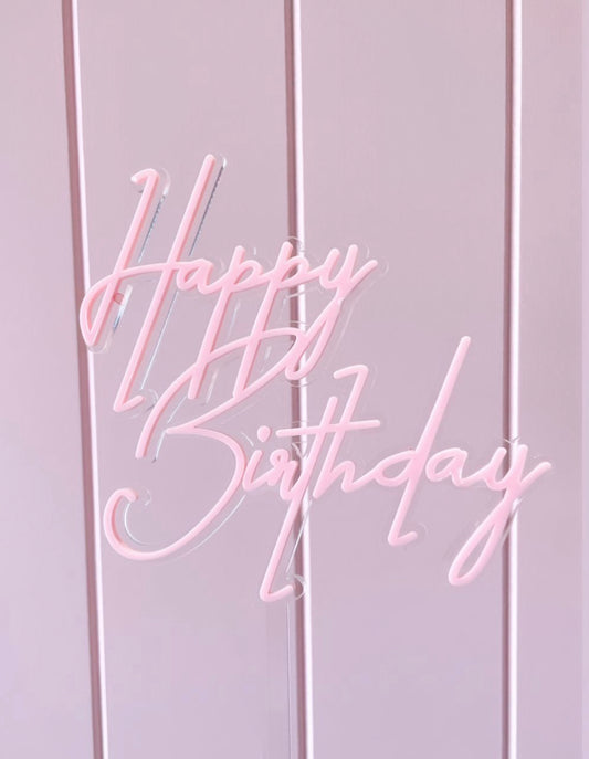 Happy Birthday Cake Topper