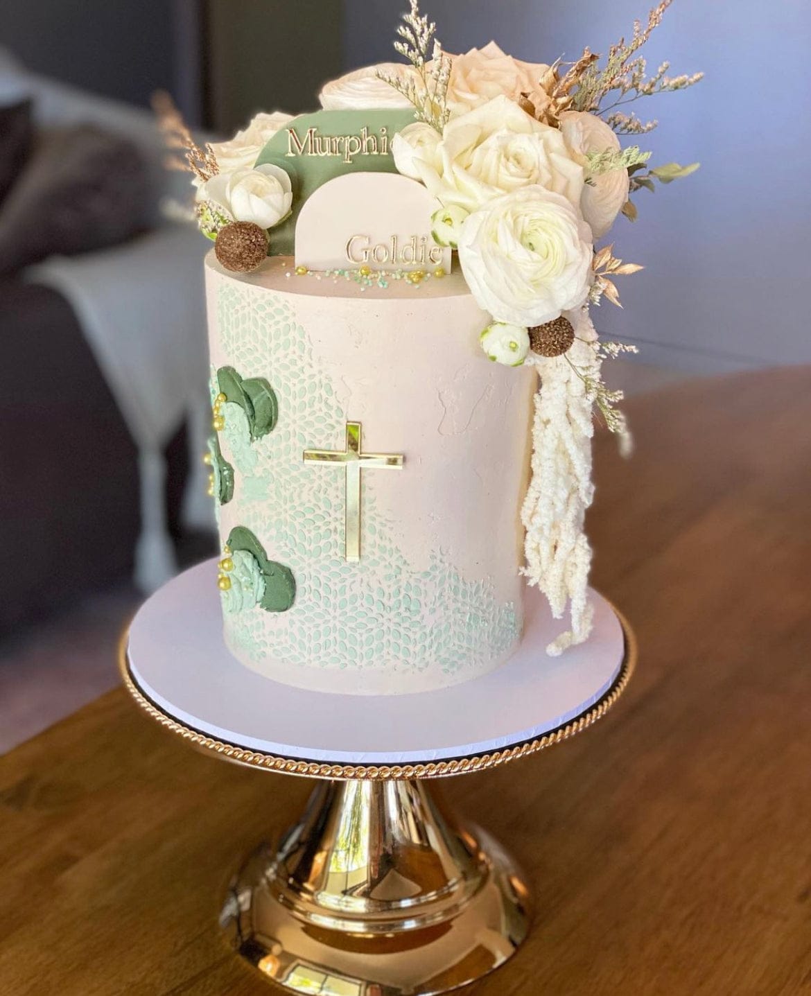 Christening Cake Topper