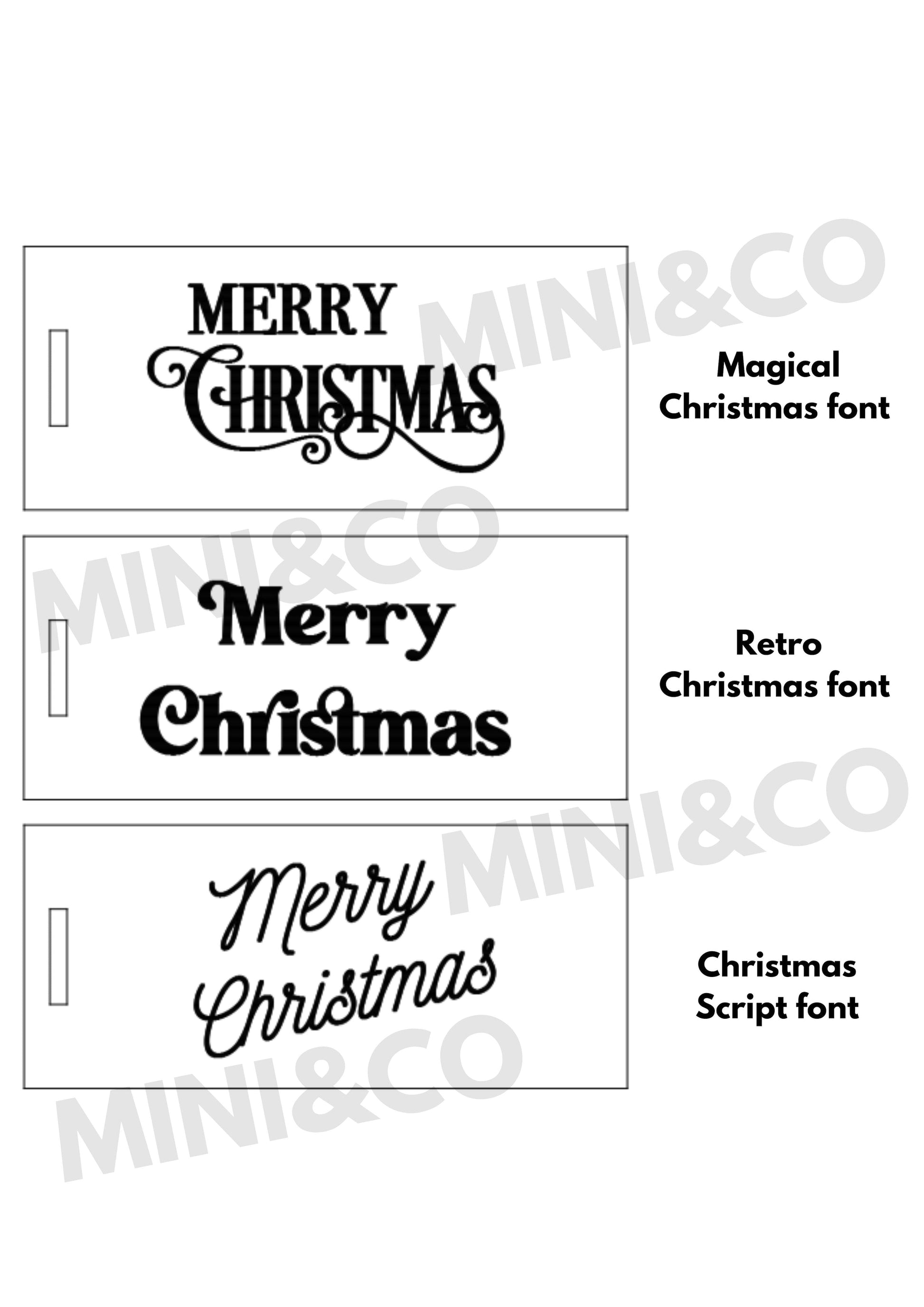 Merry Christmas Font