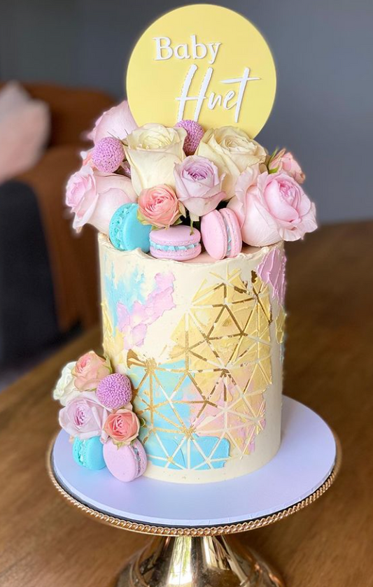 Baby Name Disc Topper