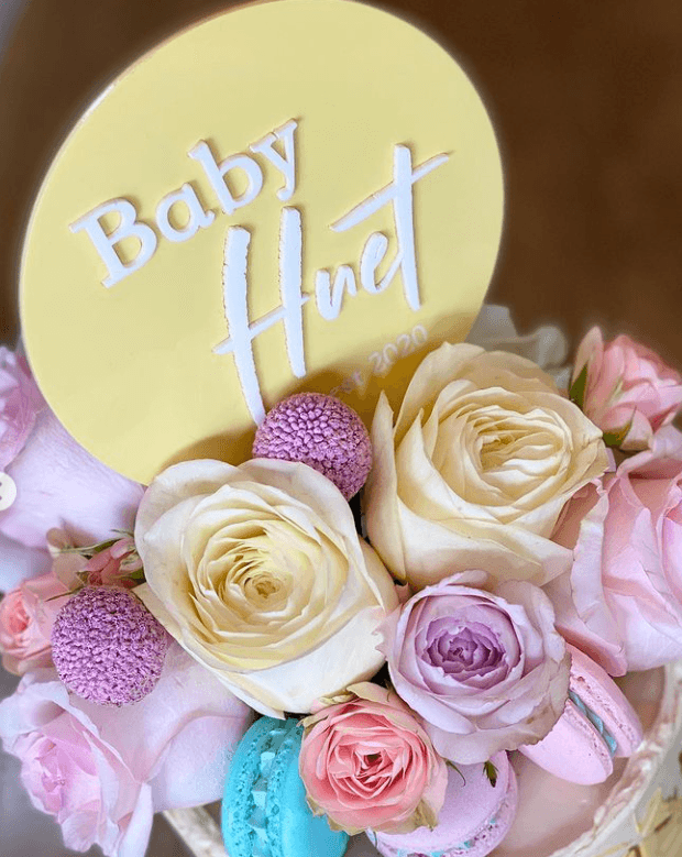 Baby Name Disc Topper