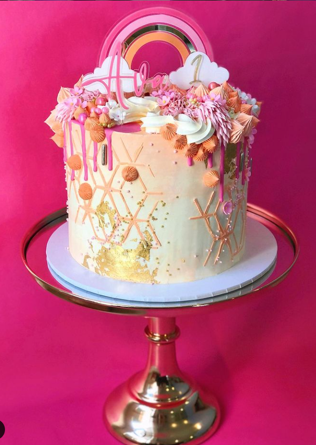Rainbow Cake Topper