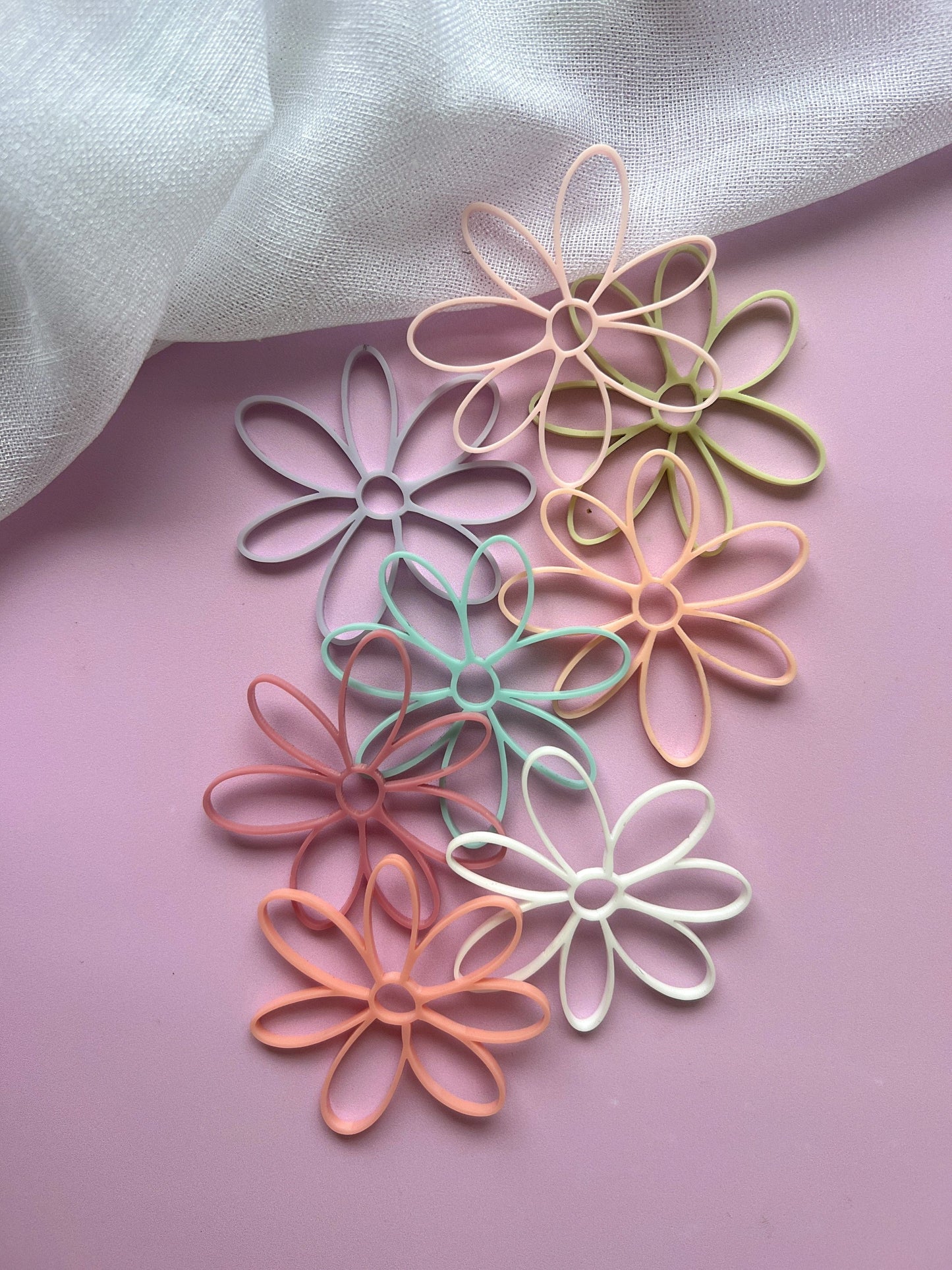 Flower Cake Charms