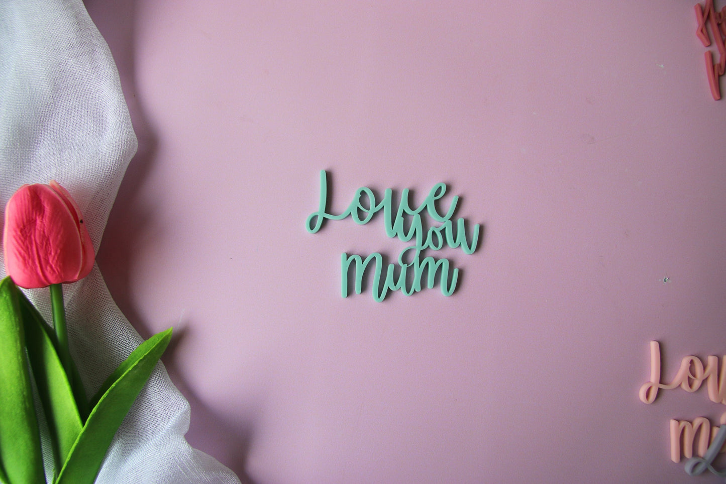 Mothers Day Cake Charms