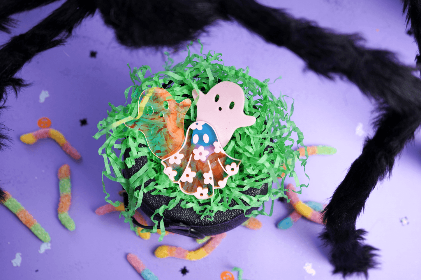 Ghost Cupcake Charms