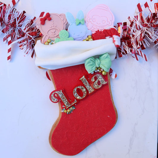 Christmas Font Name Tag