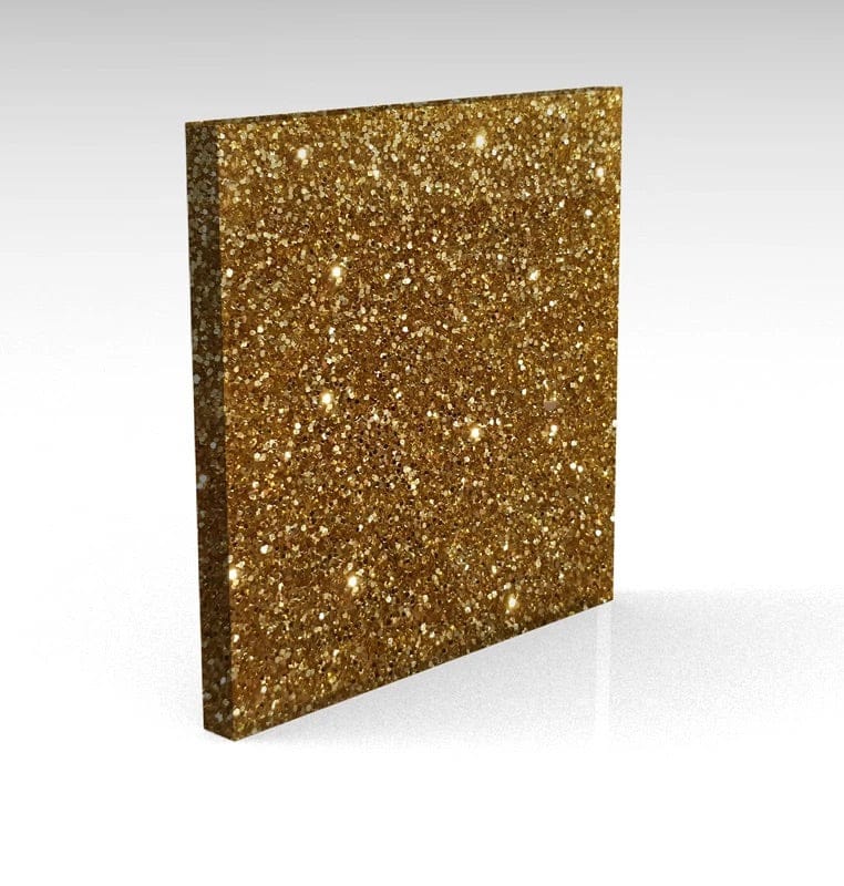 Glitter Gold Acrylic