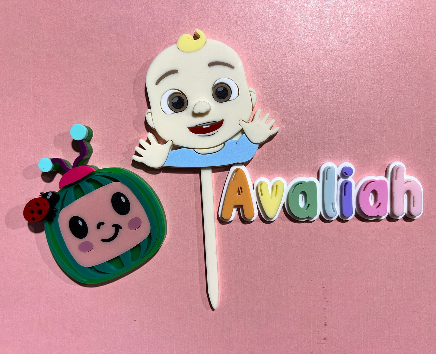 Cocomelon Acrylic Topper