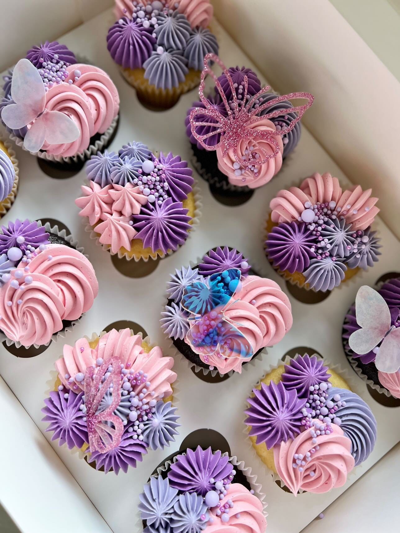Butterfly Cupcake Charm