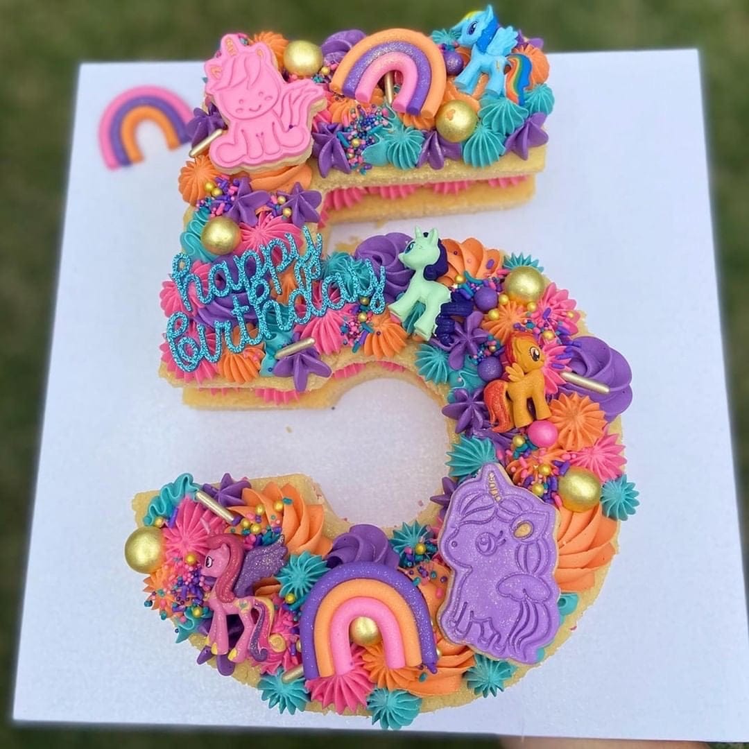 Glitter Green Happy Birthday Charm