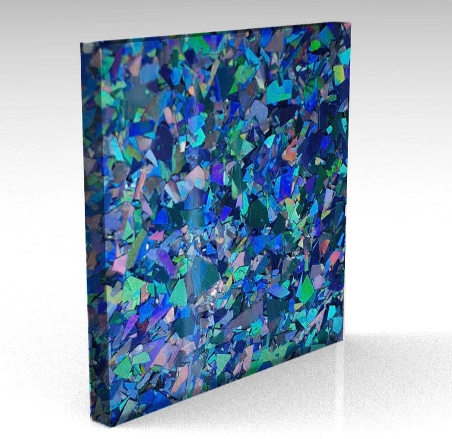 Glitter Blue Acrylic