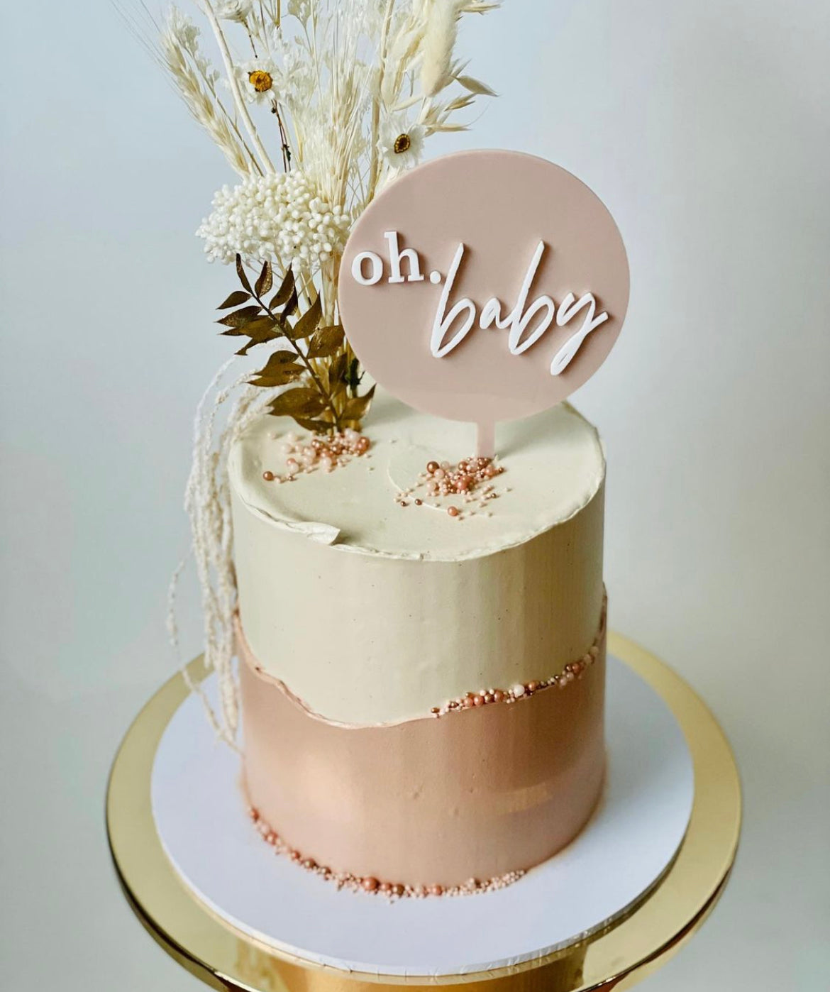 Oh Baby Cake Topper