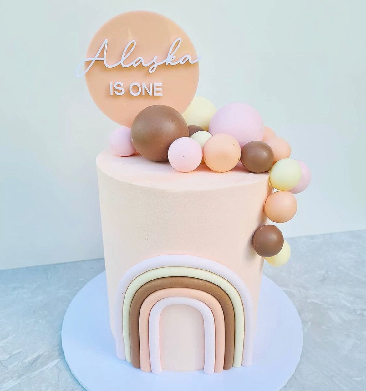 Name and Age Cake Topper