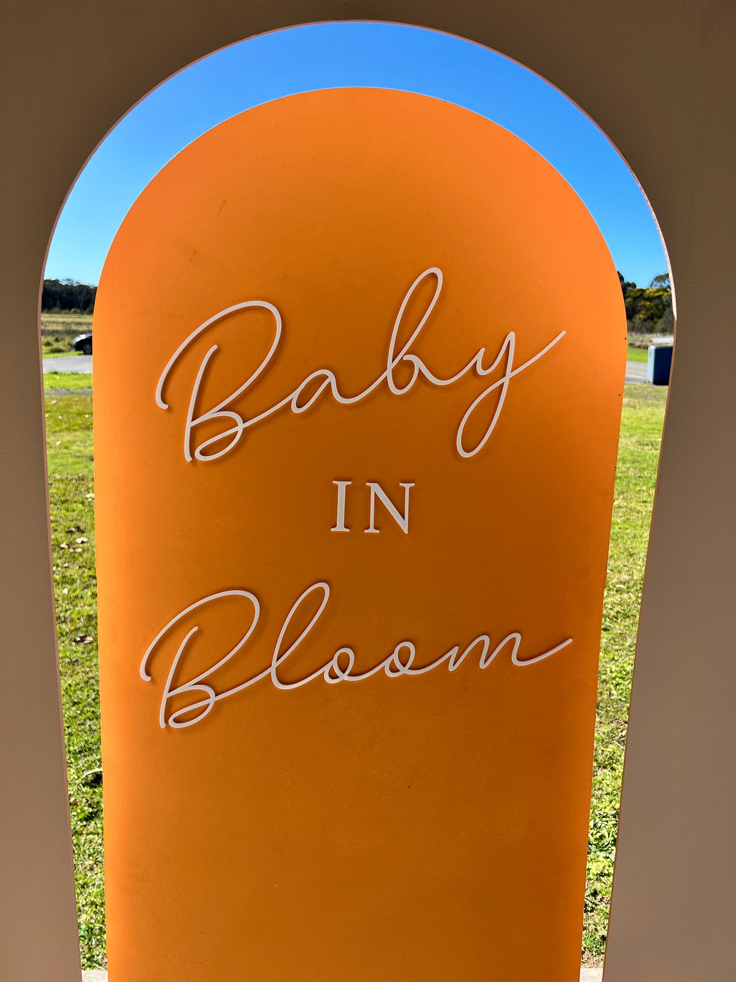 Large Acrylic Writing Sign