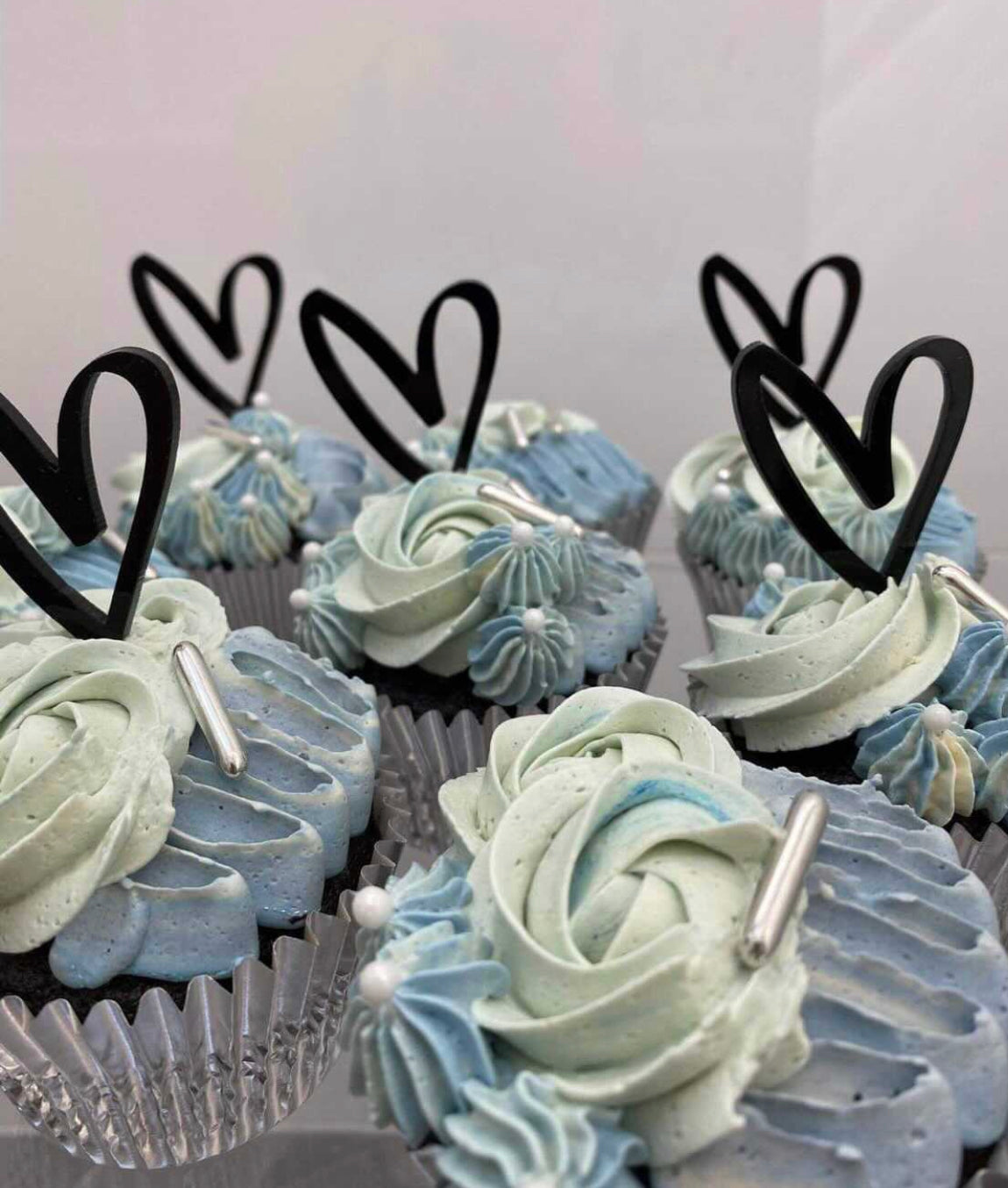 Heart Cupcake Topper