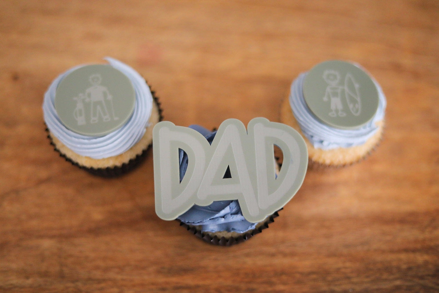 Acrylic Cupcake Charms