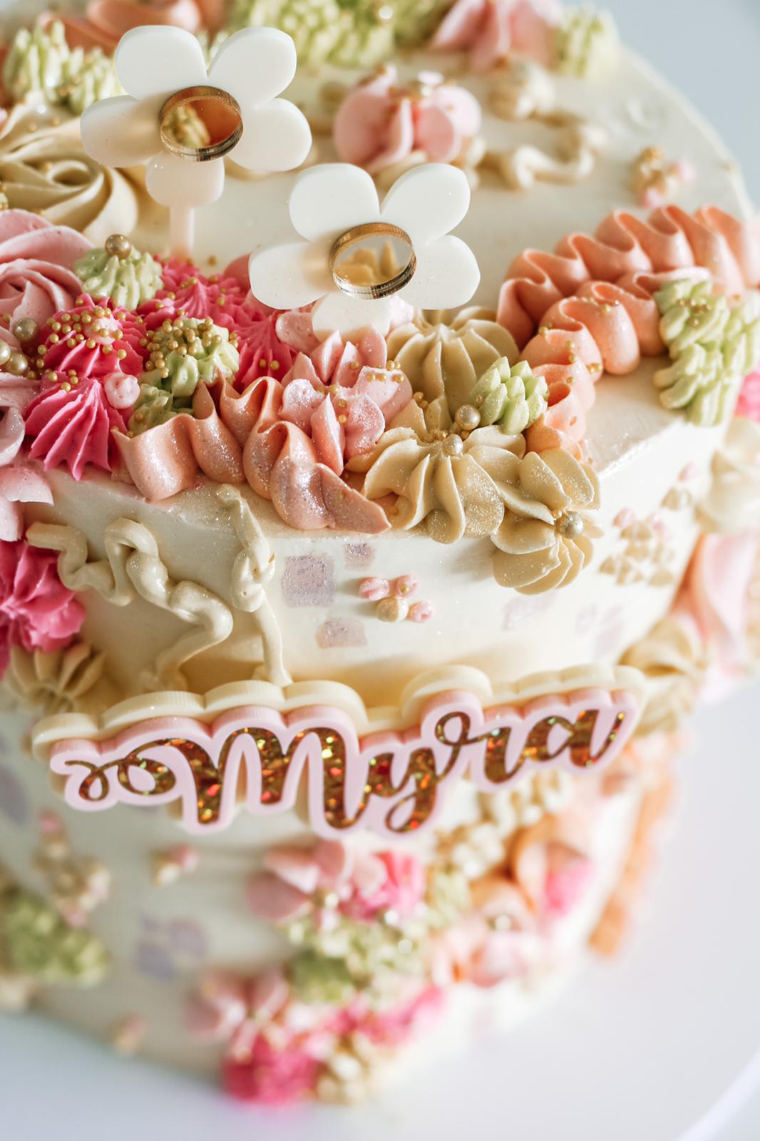 Acrylic Name Cake Topper