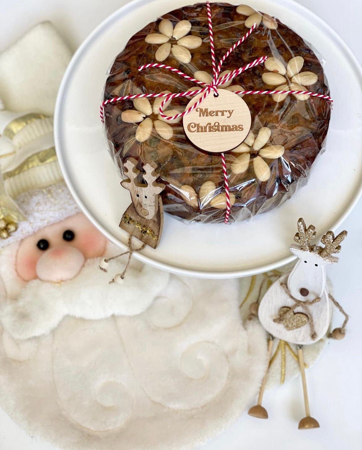 Merry Christmas Cake Tag