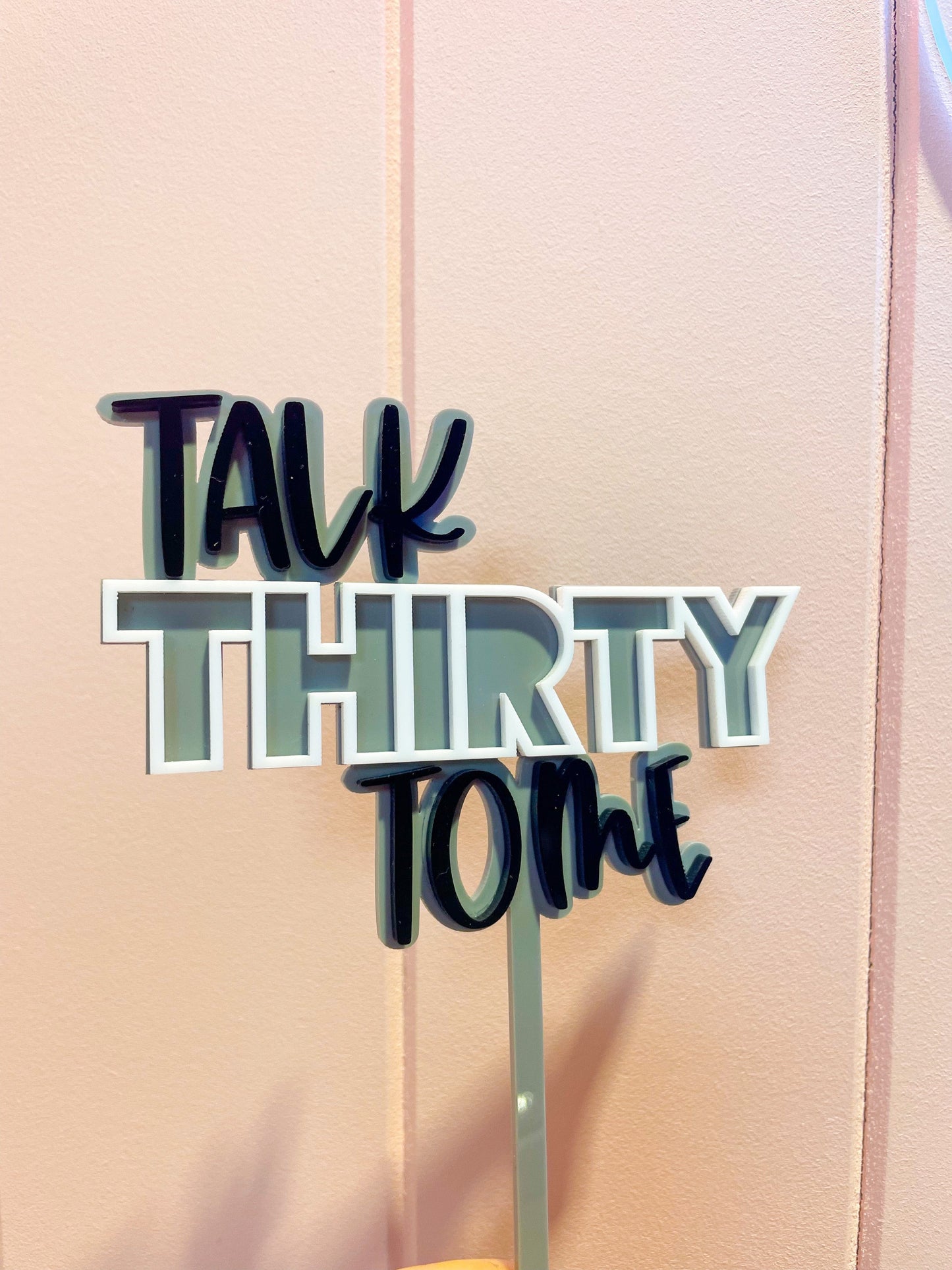 30th Cake Topper