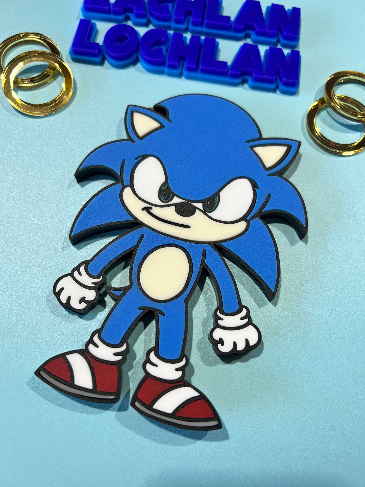 Sonic Cake Charm