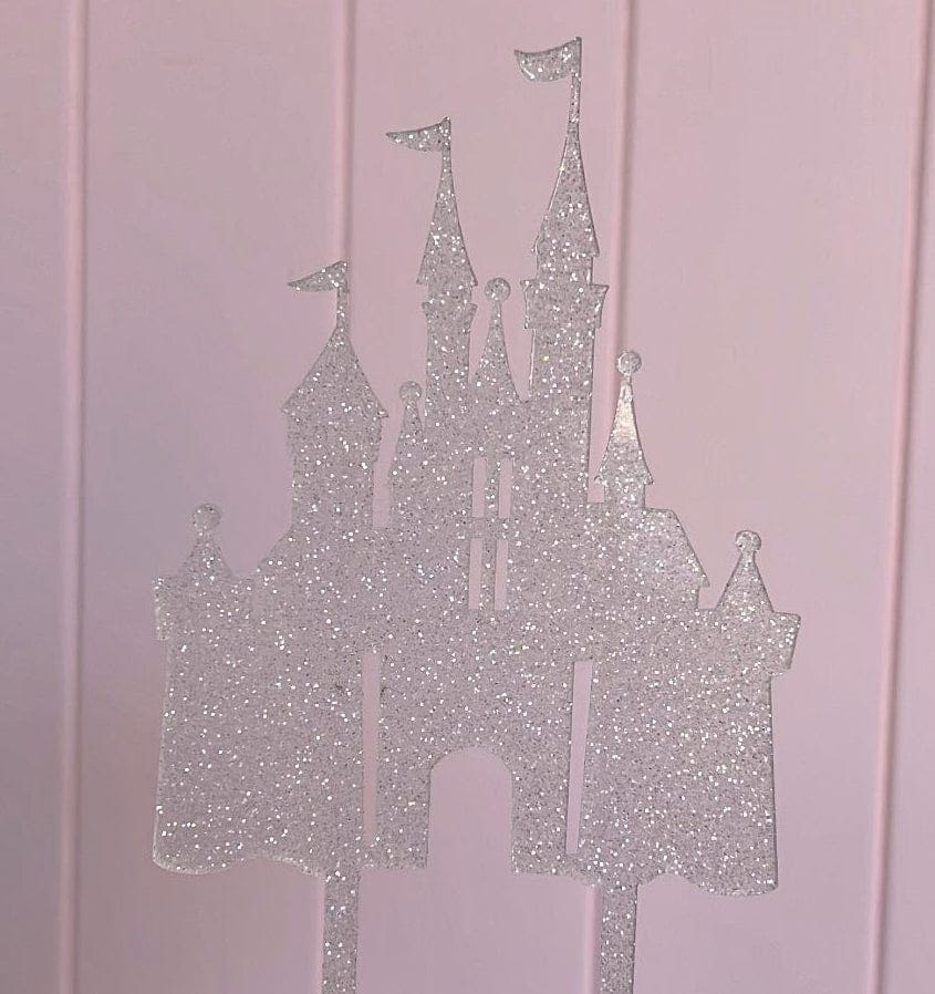 Glitter Castle Cake Topper
