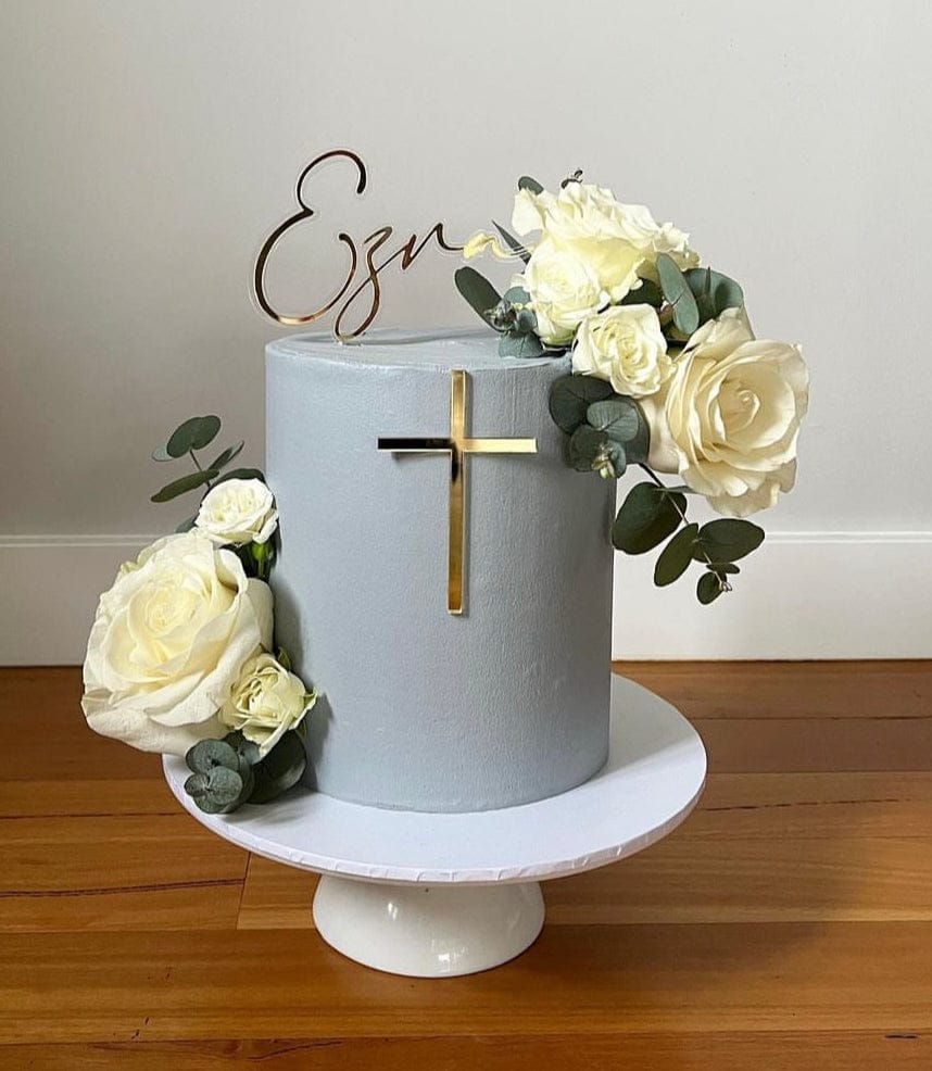 Cross Cake Topper