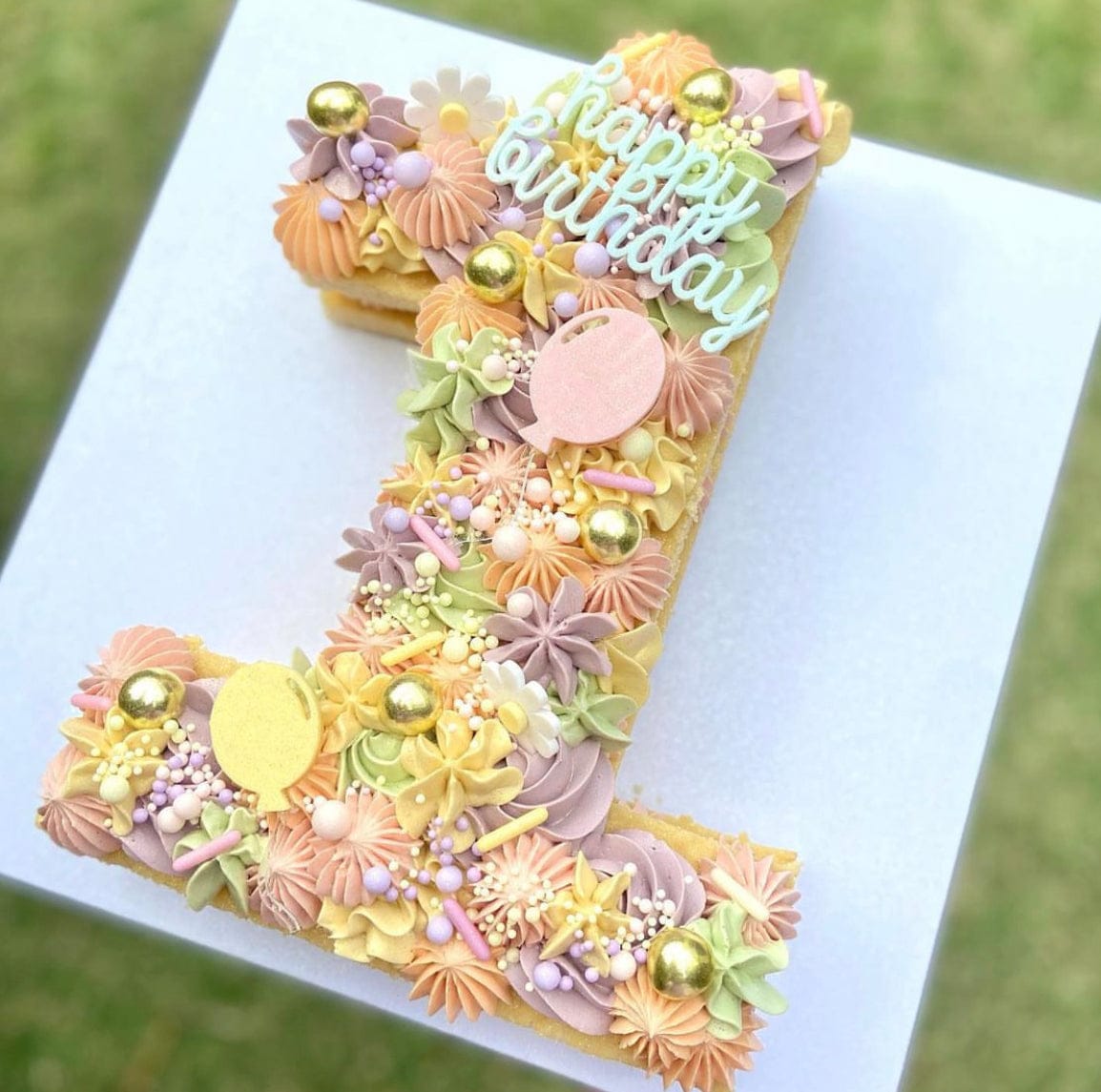 Acrylic Happy Birthday Cake Topper