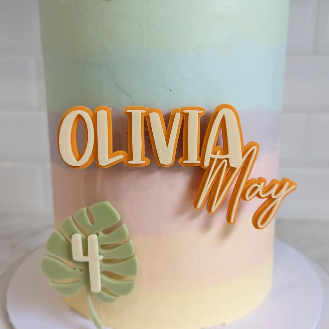 custom personalised cake topper