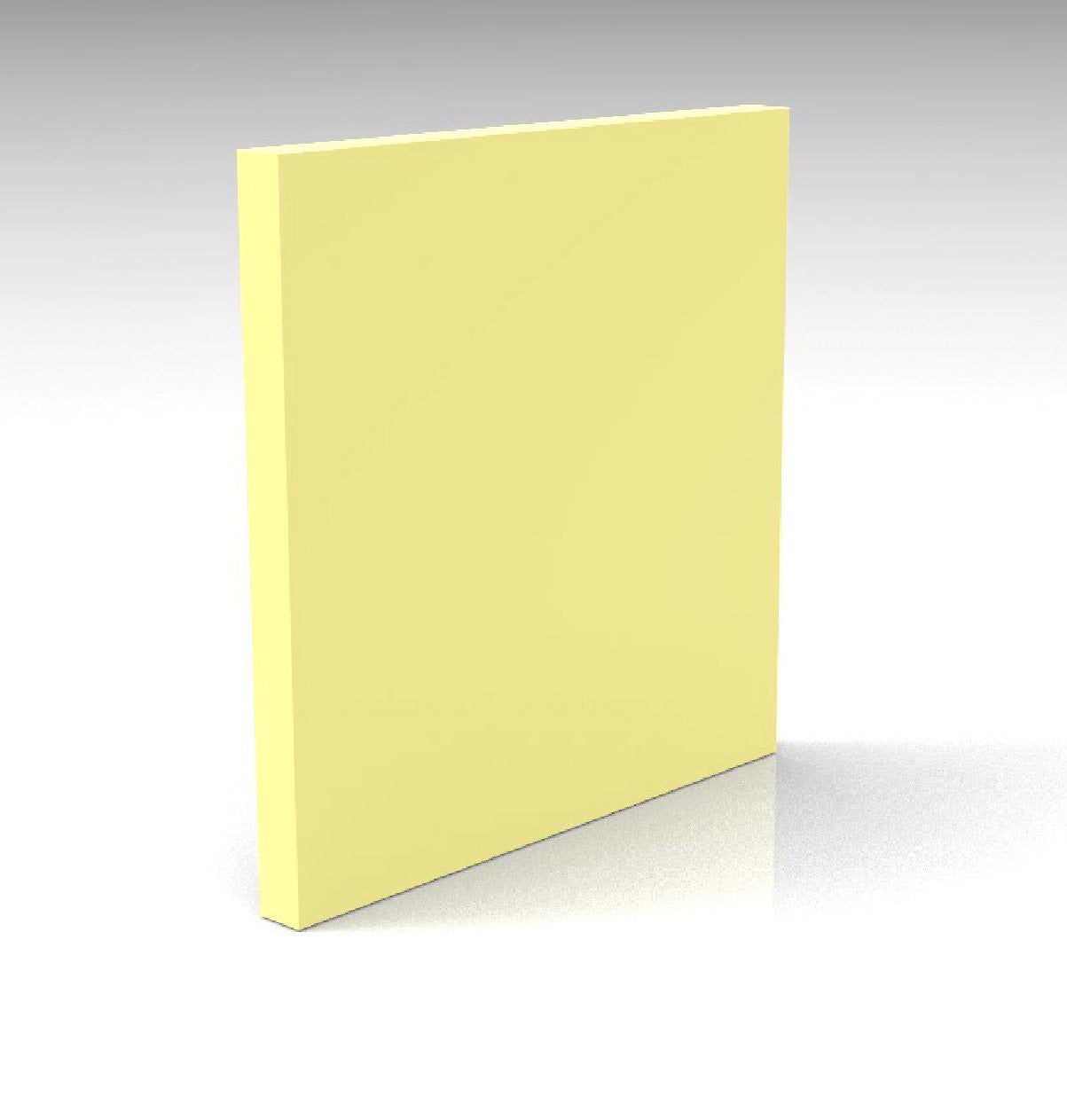3mm Pastel Yellow Acrylic