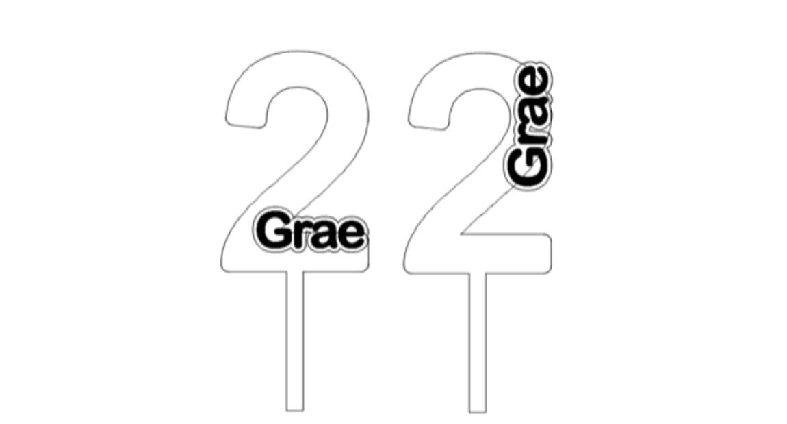 Cake Topper Design