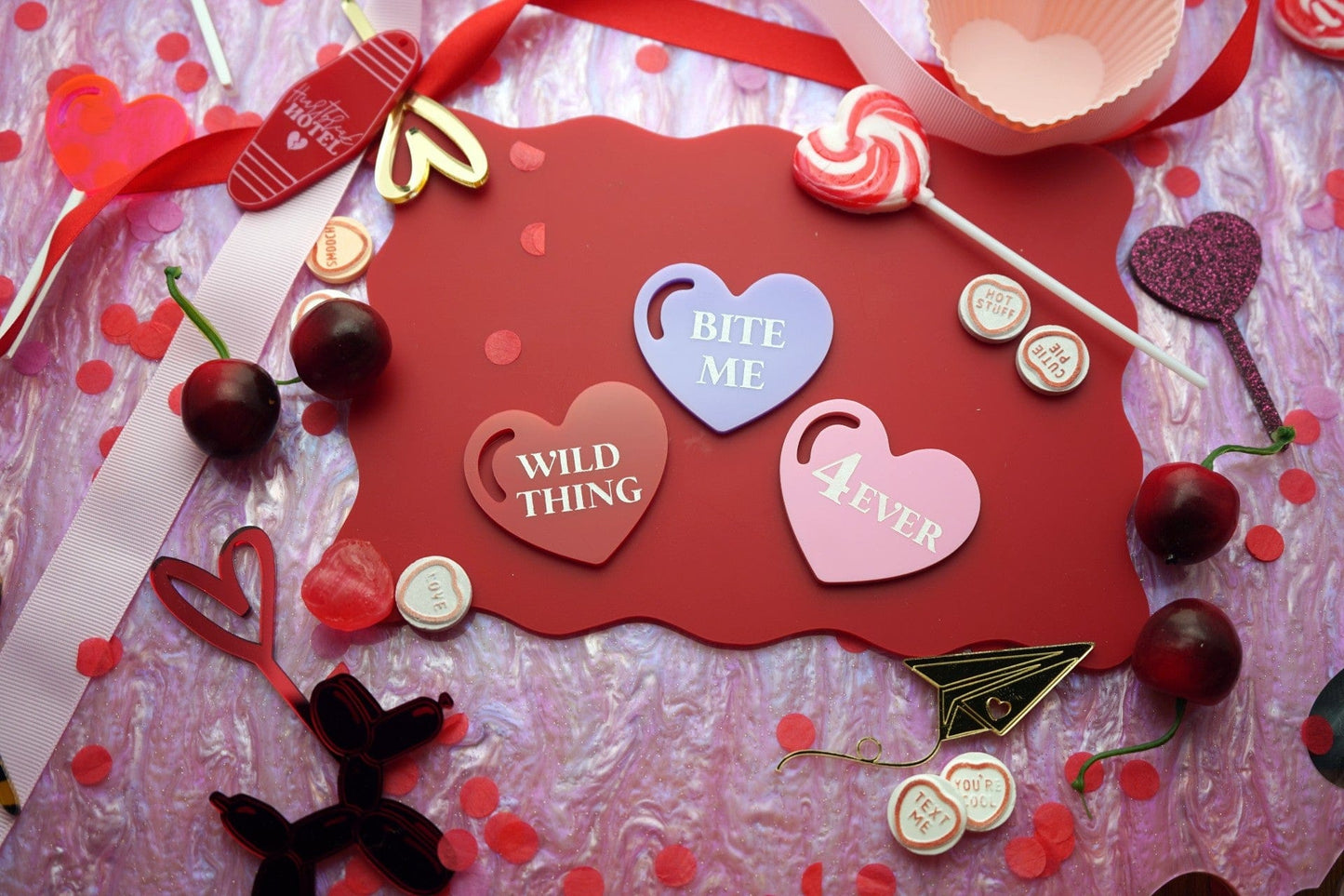 Coloured Acrylic Heart