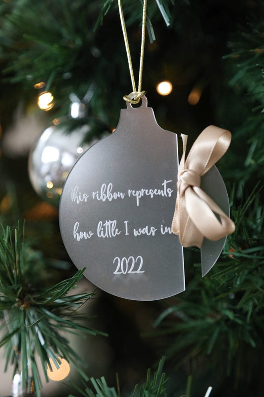 Acrylic Christmas Bauble