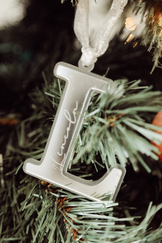 Christmas Letter Bauble