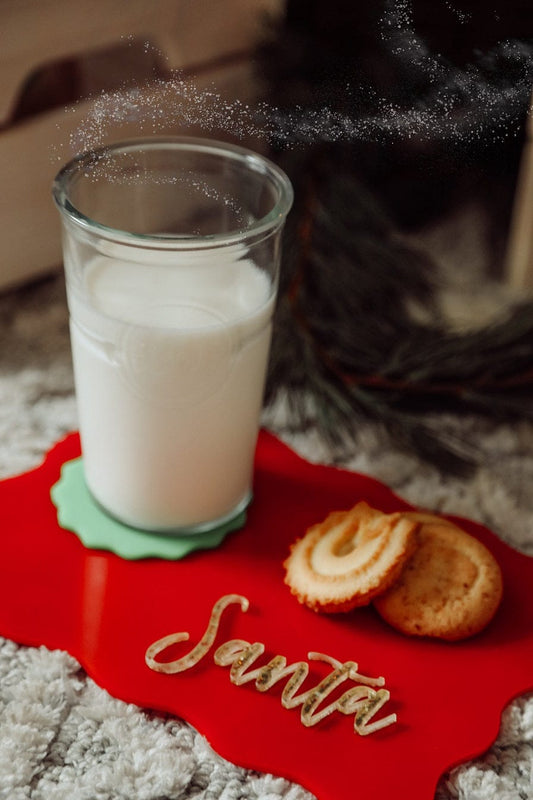 Santa Cookie Plate