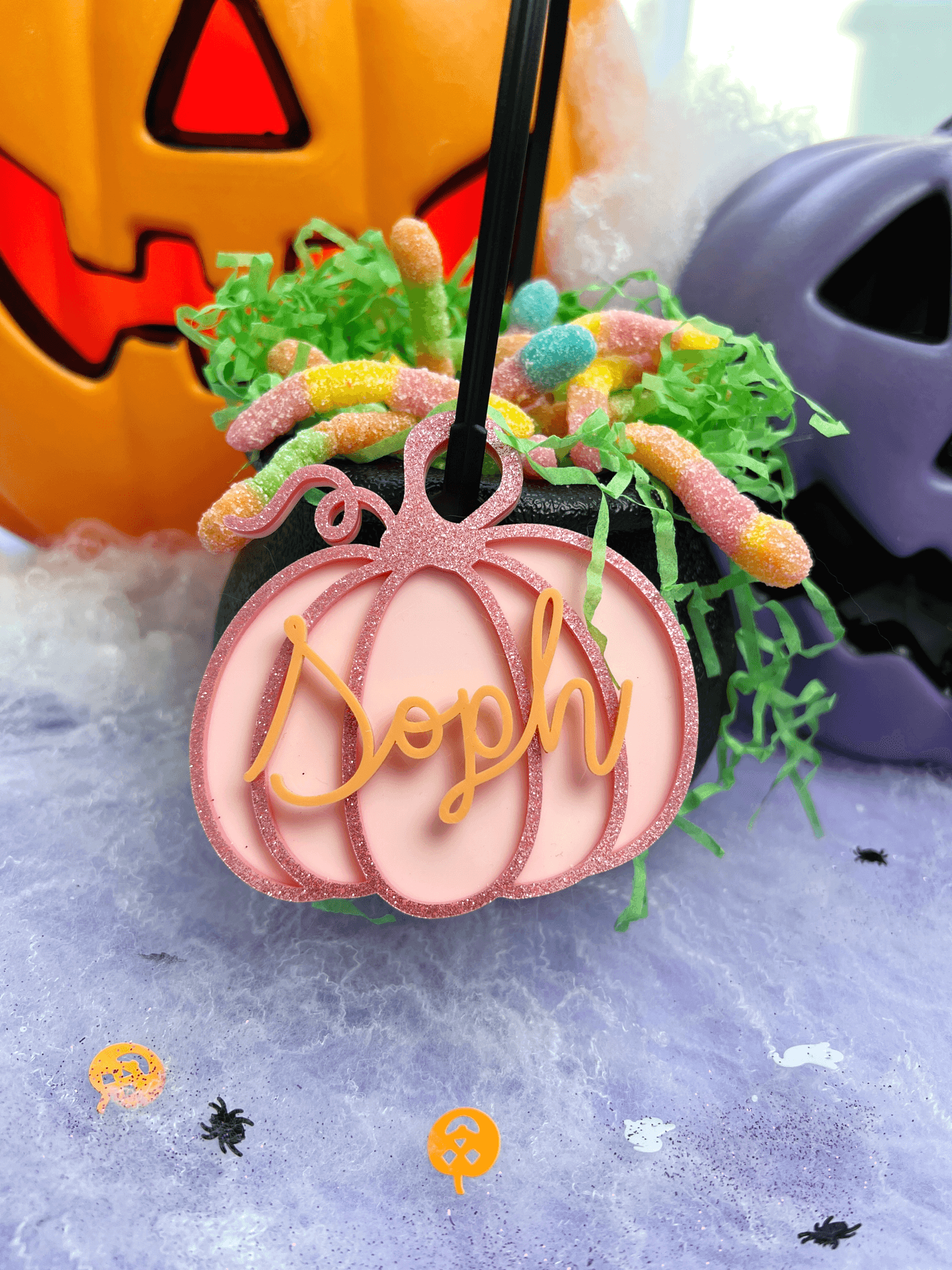 Pumpkin Name Tag