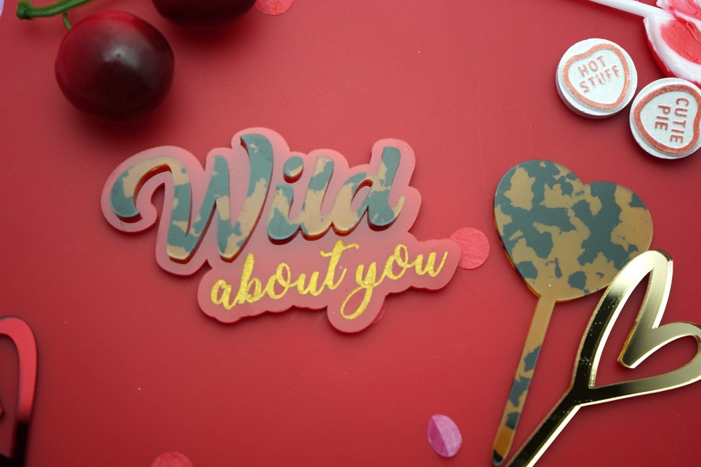 Valentines Day Cake Charm