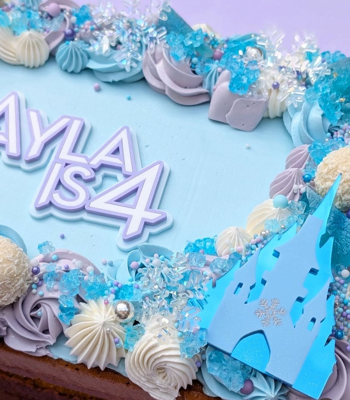 Ice Princess Cake Topper package