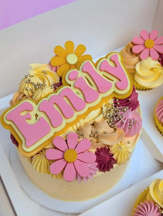 Triple Layered Retro Style Topper