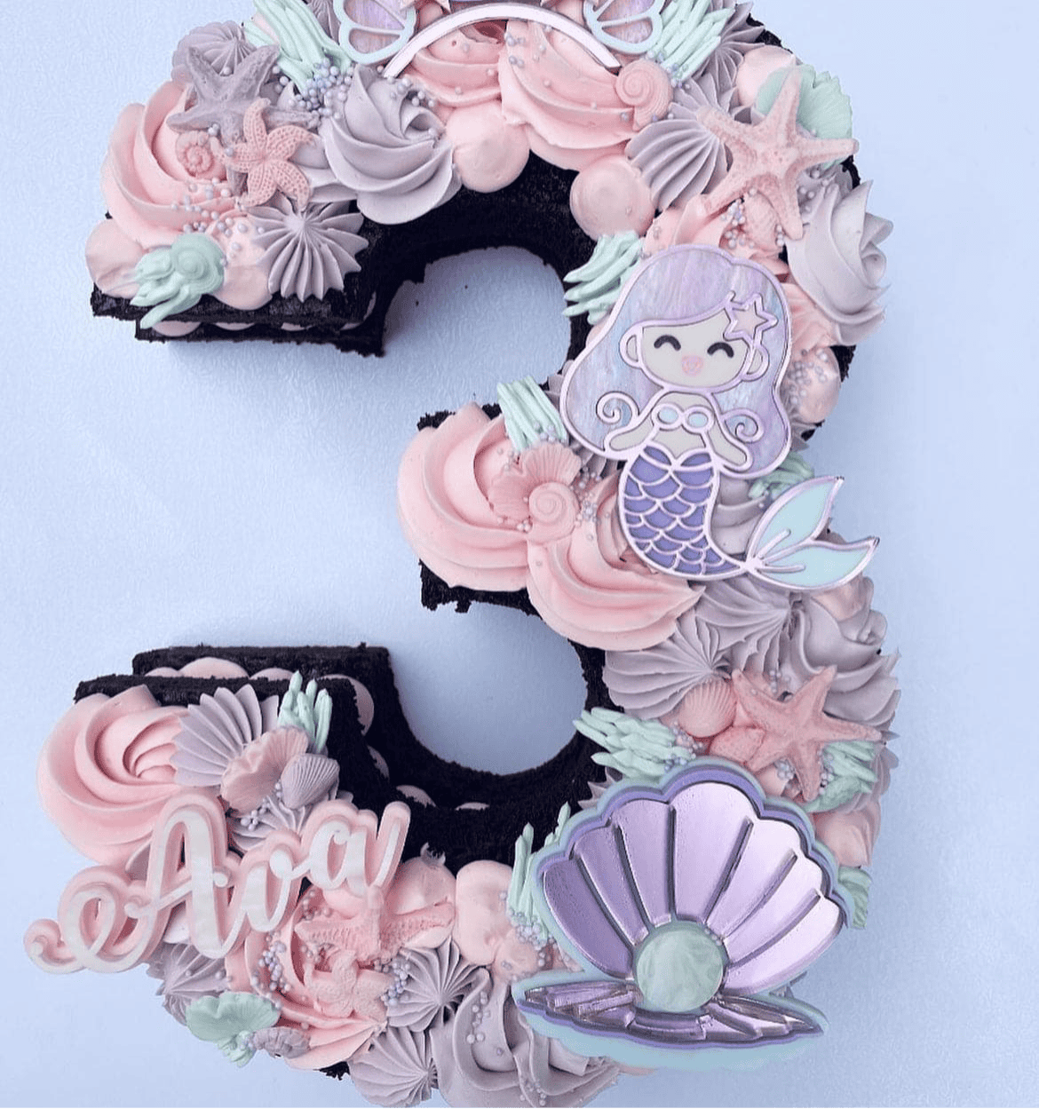 Mermaid Theme Cake Charms